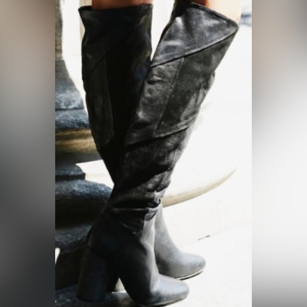 Free People  Patchwork otk Boots